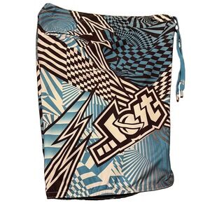 VTG Lost Enterprises Mayhem Size 34 Board Shorts Blue 90s Y2K Skateboard Surfing
